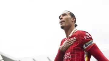 رد فعل مذهل فان دايك يشعل حماس الجماهير بهدف استثنائي